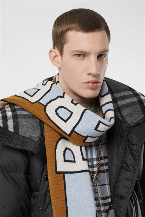 burberry football scarf|burberry scarf for men.